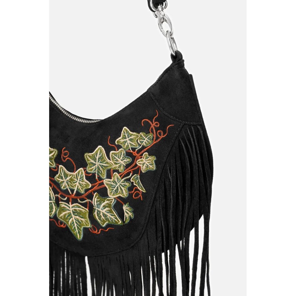 Restyle - Tangled Vines Schoudertas - Zwart
